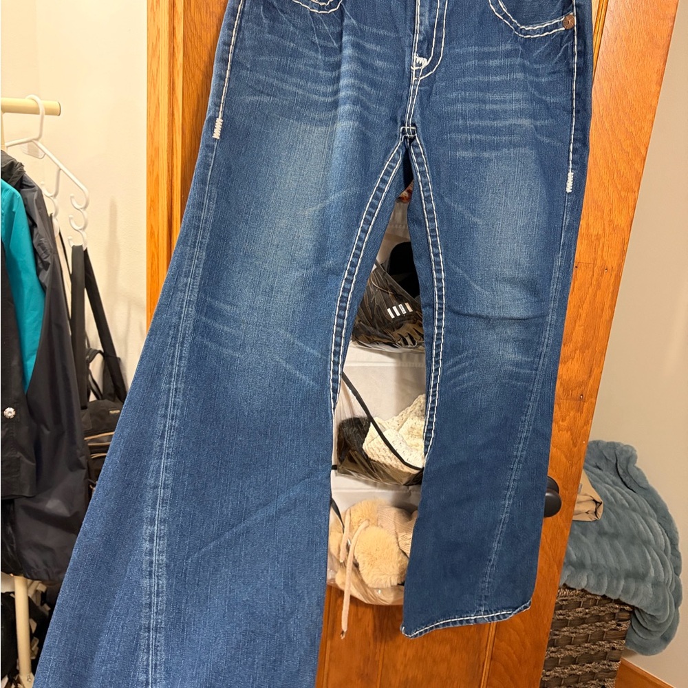 True Religion Wide-Leg Jeans